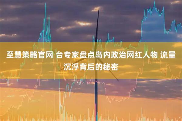 至慧策略官网 台专家盘点岛内政治网红人物 流量沉浮背后的秘密